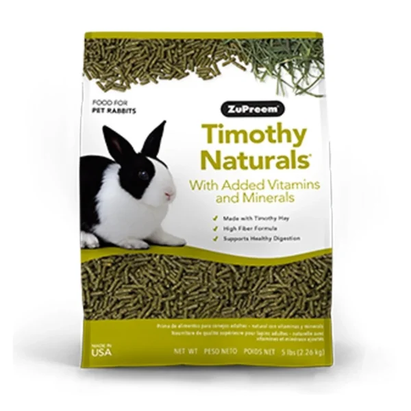 Zupreem Timothy Naturals Rabbit Pellets 5lb